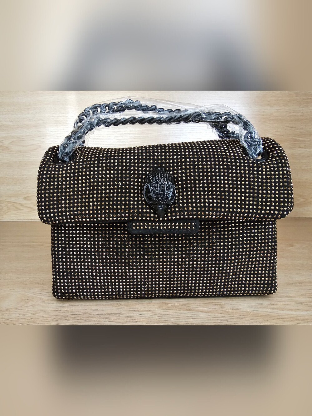 Kurt Geiger Mini Fabric Drench Kesington Bag. - Picture 3 of 14